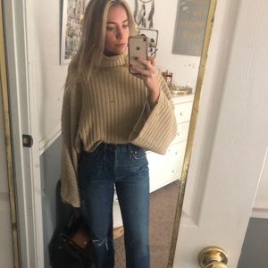 Nastygal sandy cowel neck sweater top